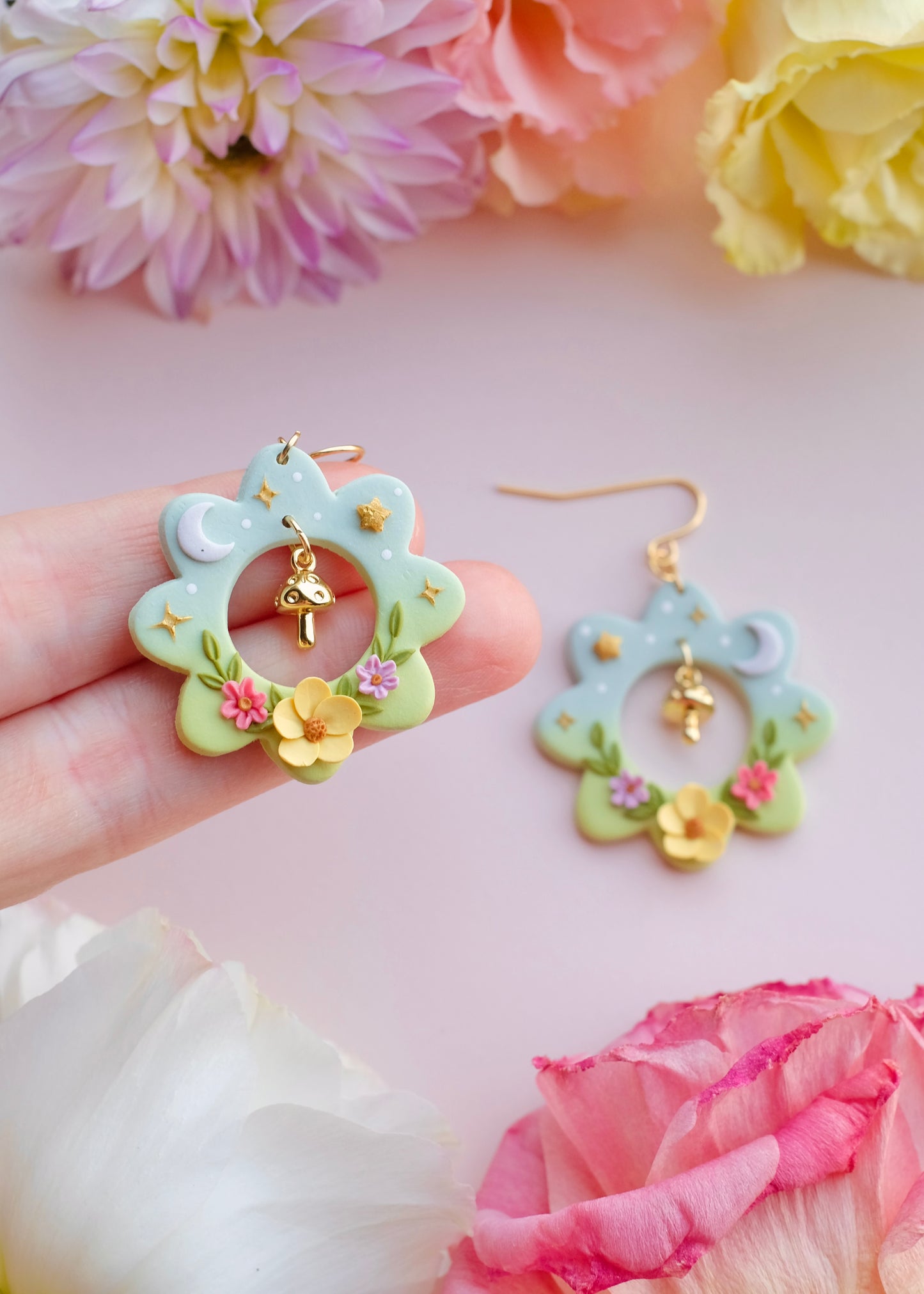 Magical Mushroom Earrings