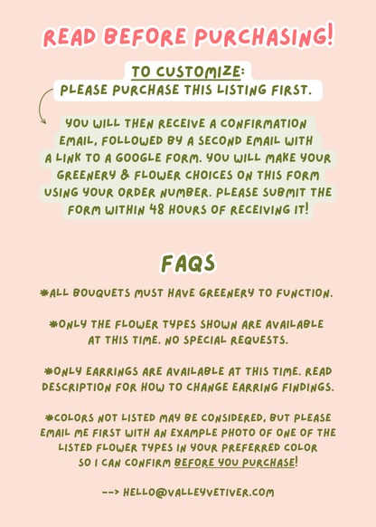 Build-Your-Own Bouquet Earrings ⋆LOW STOCK⋆