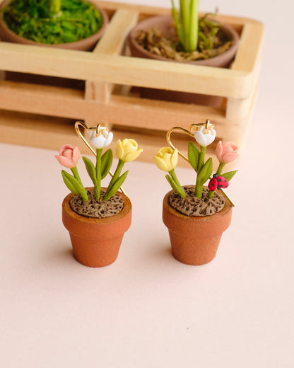 Planter Pot Earrings