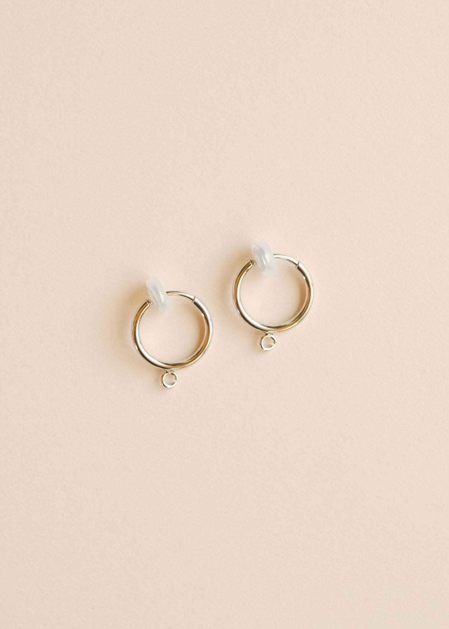 Silver Plated Hoop Clip-ons Upgrade