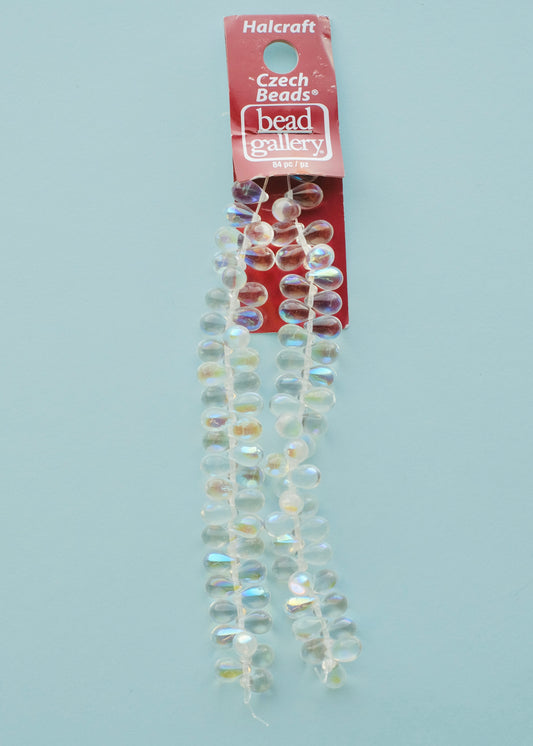 Crystal Glass Teardrop Beads S.H.