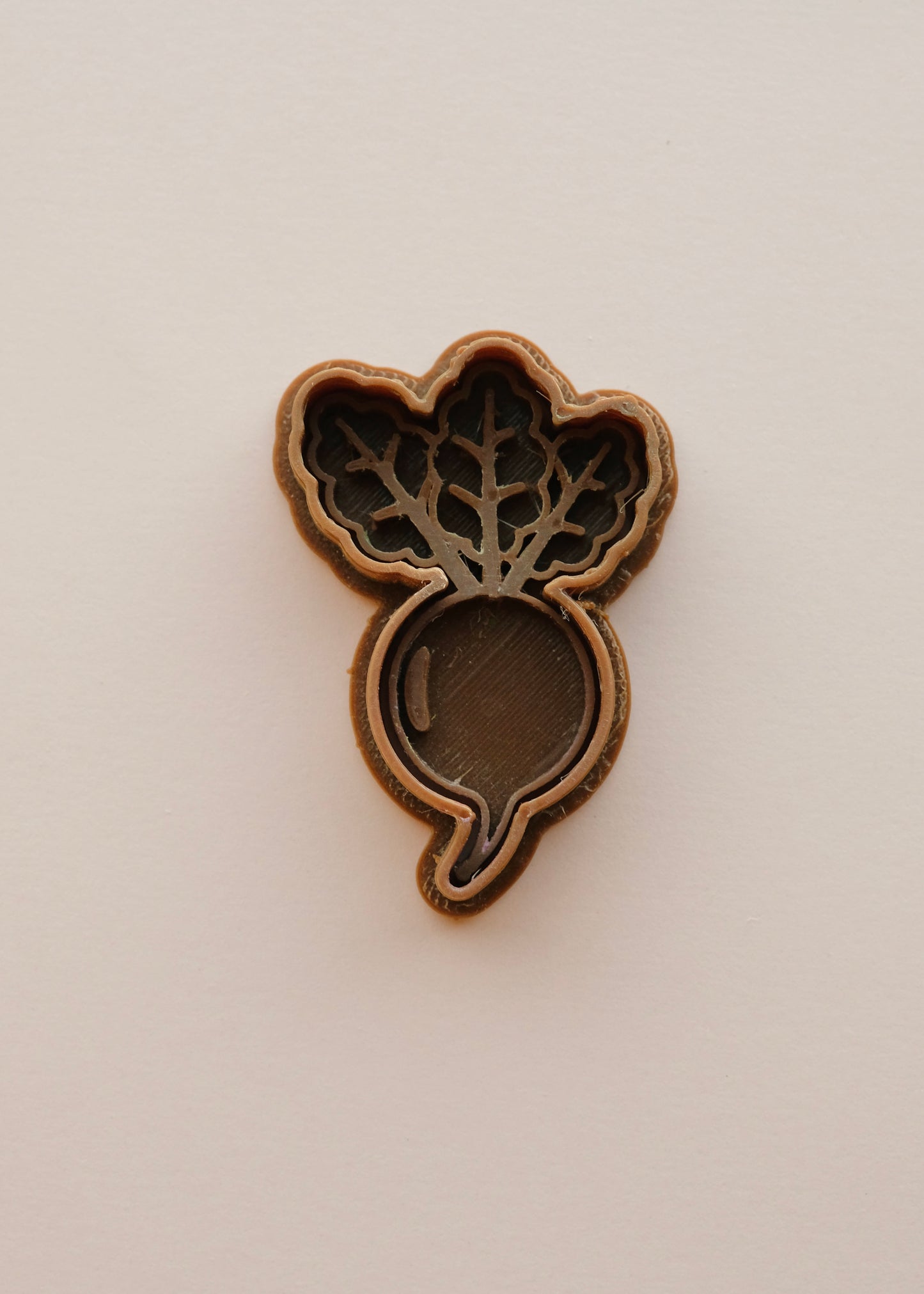 2 pc Turnip Clay Cutter & Stamp S.H.