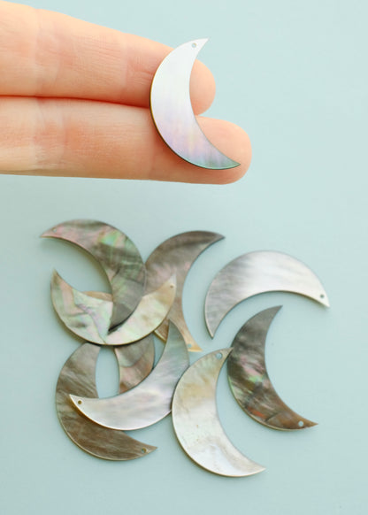 Mother of Pearl Moon Pendants S.H.