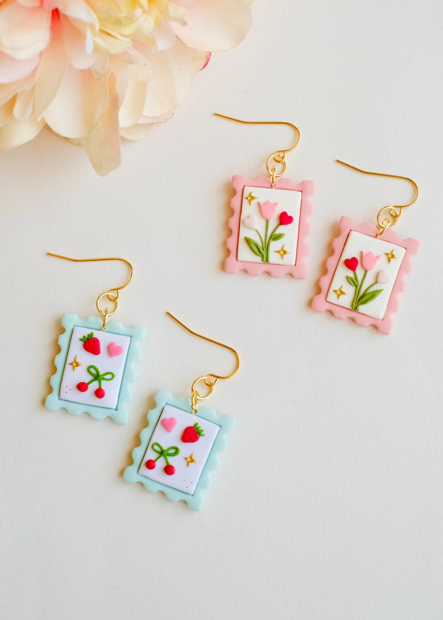 Valentine Stamp Earrings