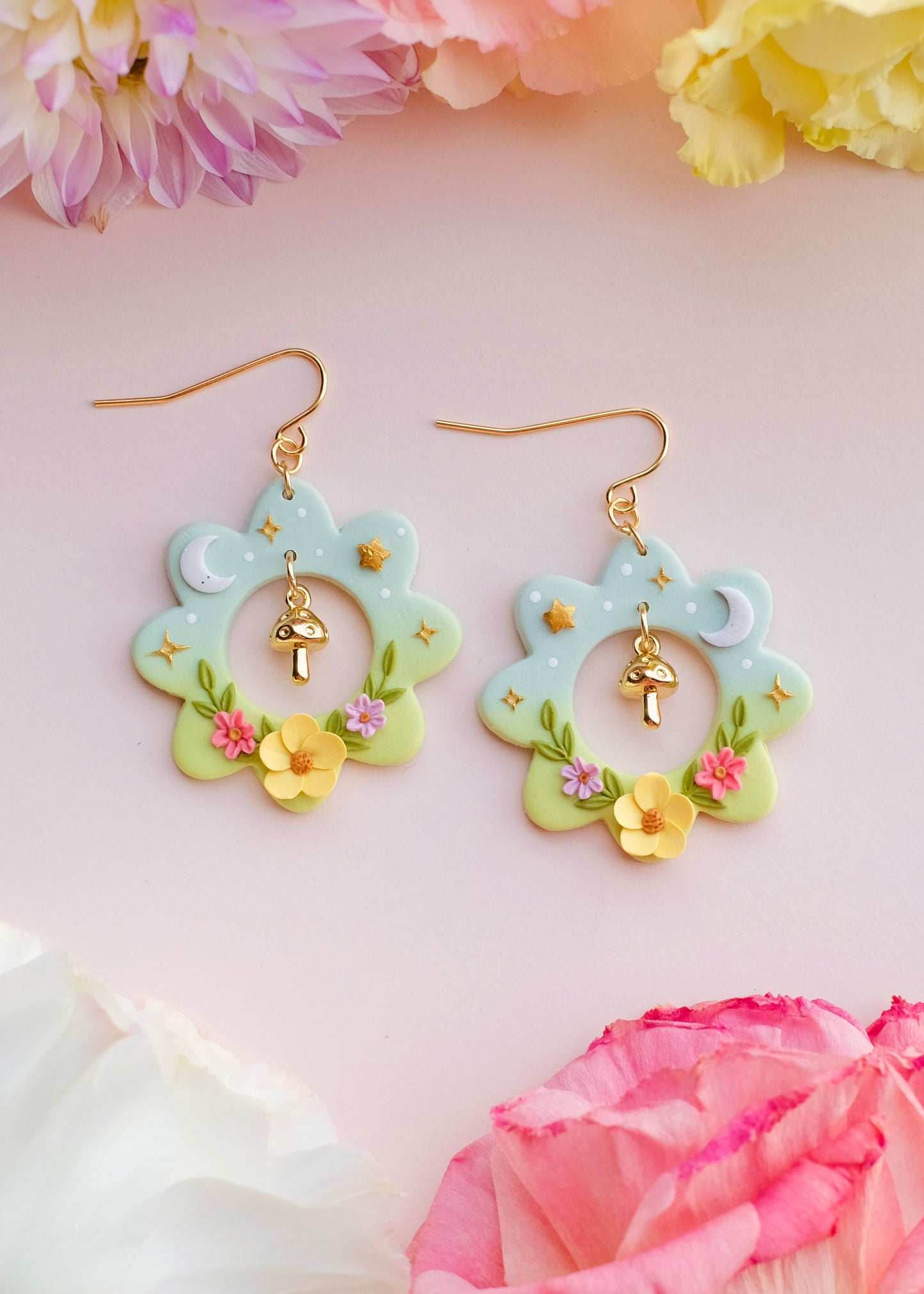 Magical Mushroom Earrings