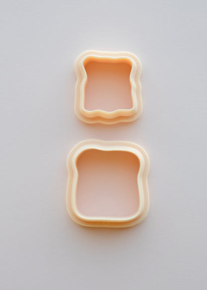 2 pc Toast & Spread Clay Cutters S.H.