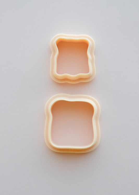2 pc Toast & Spread Clay Cutters S.H.