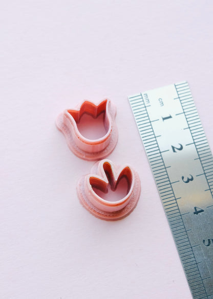 2 pc Small Tulip Clay Cutter S.H.