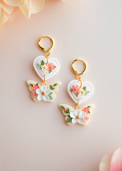 Butterfly Valentine Earrings