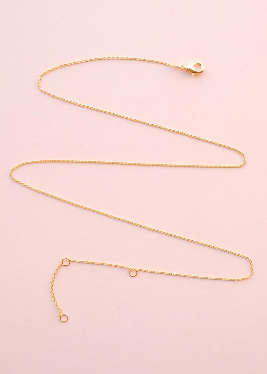 Add-On Gold-Plated 18” Necklace Chain