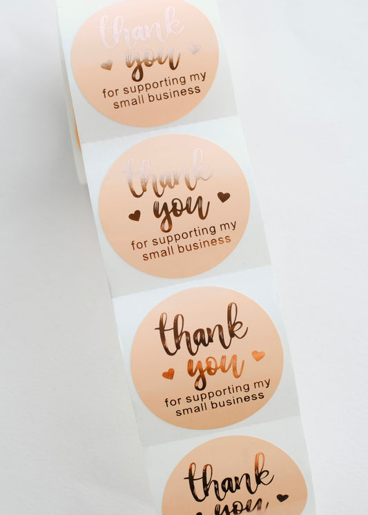 Thank You Small Business Stickers S.H.