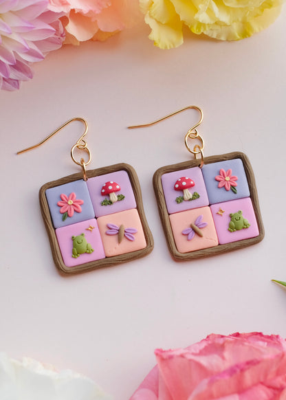 Forest Quilt Earrings ⋆LOW STOCK⋆
