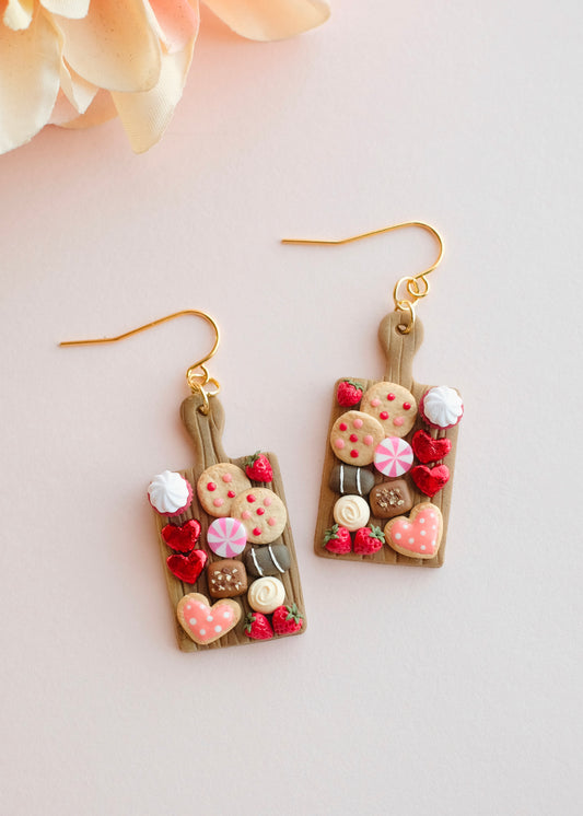 Valentine Dessert Board Earrings