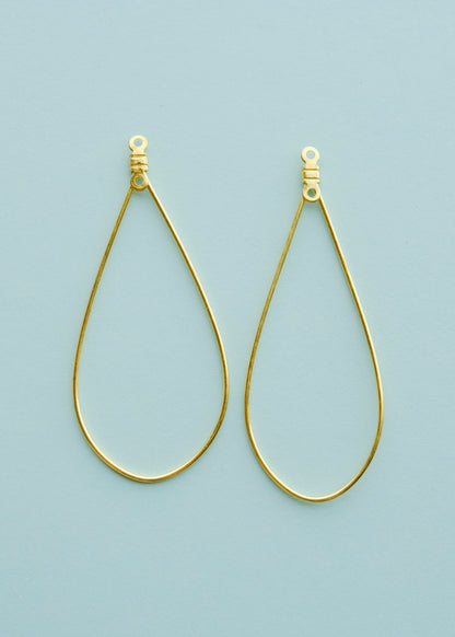 Gold-Plated Wire Teardrop Connector S.H.