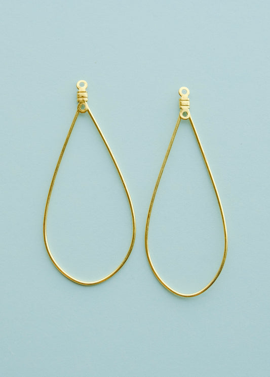 Gold-Plated Wire Teardrop Connector S.H.