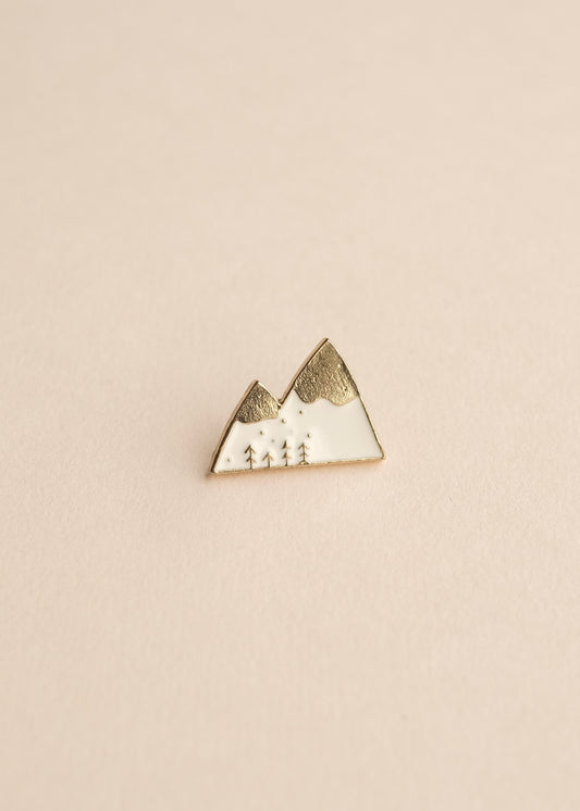 Tiny Snowy Mountain Pin ⋆LAST ONE⋆