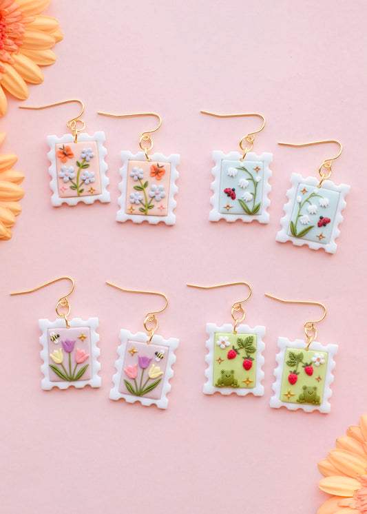 Golden Egg Stamp Earrings ⋆LOW STOCK⋆