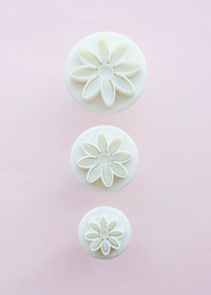 3 pc Flower Clay Cutters S.H.