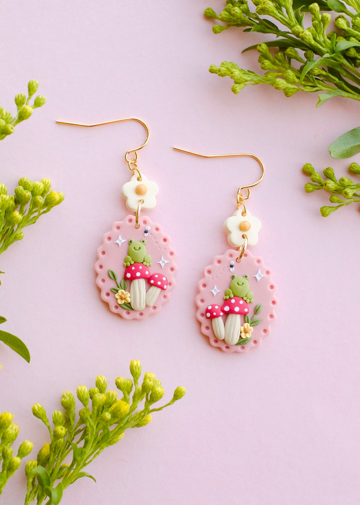 Toadstool Earrings