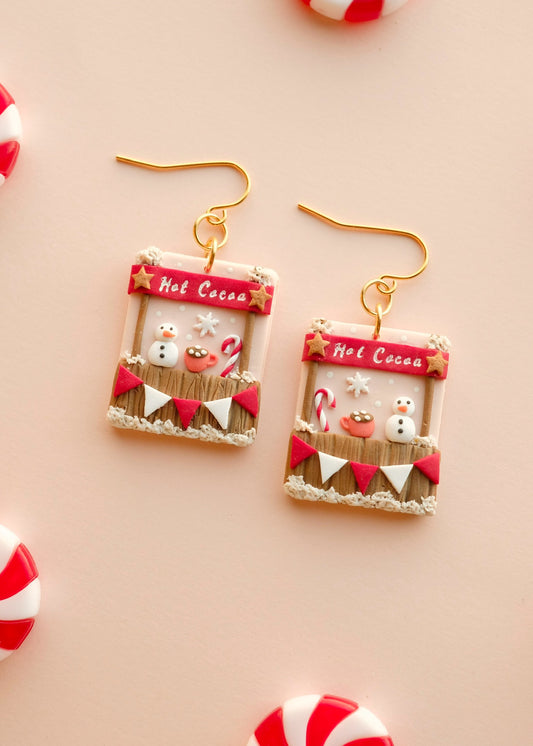 Hot Cocoa Stand Earrings