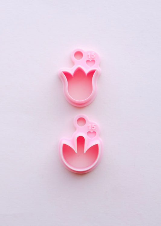 2 pc Tulip Clay Cutter S.H.