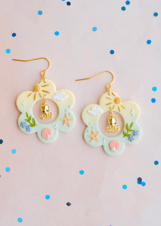 Octopus Garden Earrings ⋆LAST ONE⋆