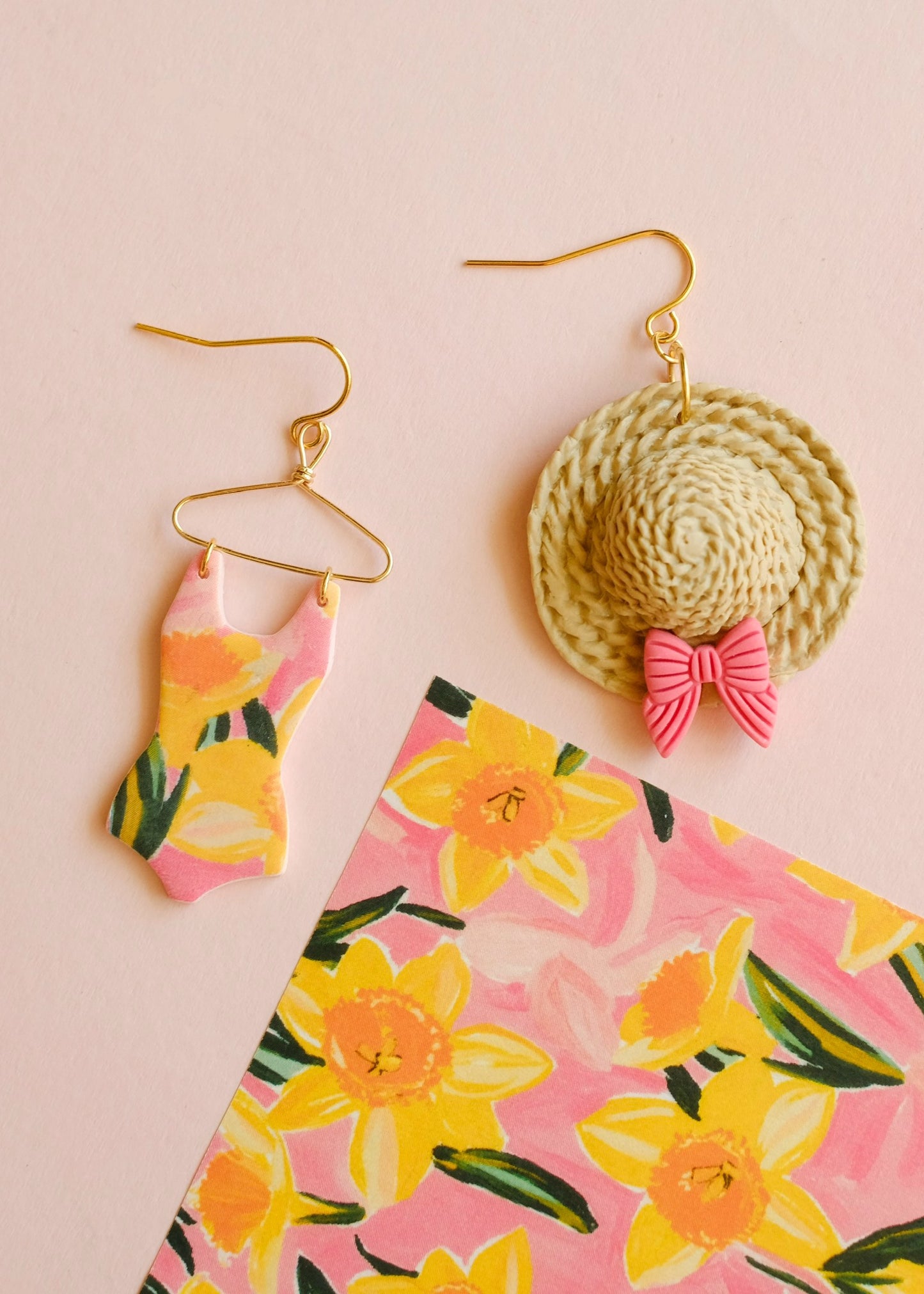 Swimsuit & Sun Hat Earrings