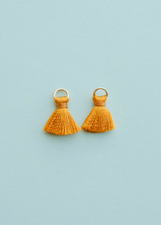 Tiny Golden Brown Tassels S.H.