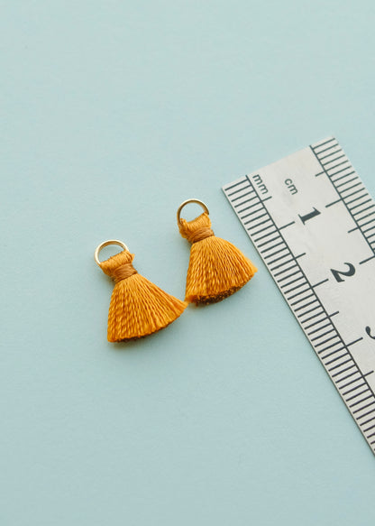 Tiny Golden Brown Tassels S.H.