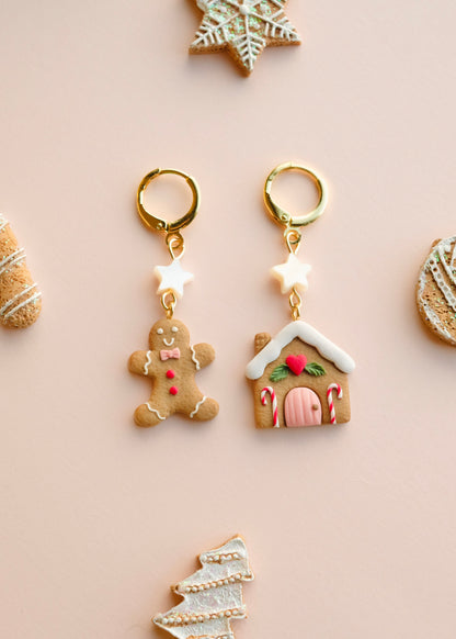 Mismatched Gingerbread Huggies ⋆LAST ONE⋆