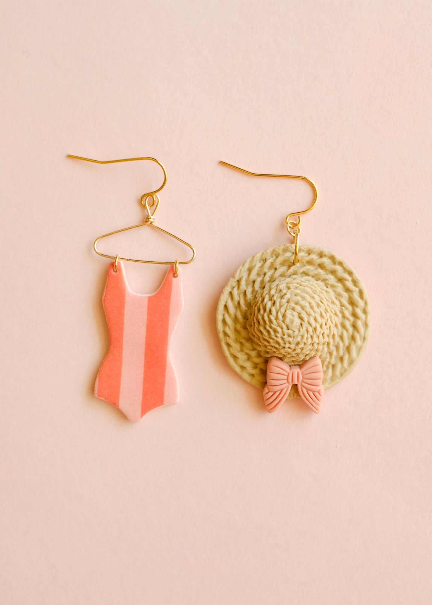 Swimsuit & Sun Hat Earrings
