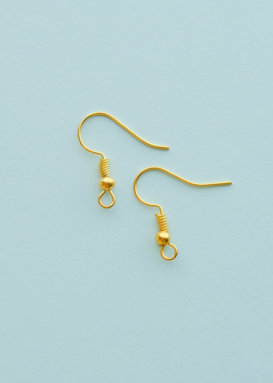 Gold-Plated French Hooks S.H.