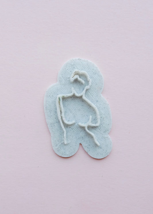 Roman Statue Clay Stamp S.H.