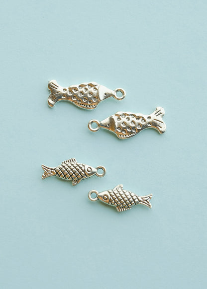 Silver Fish Charms S.H.