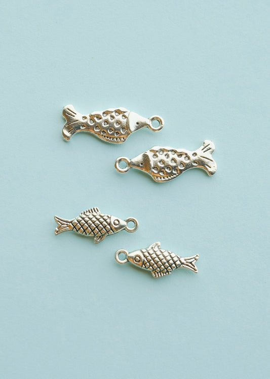 Silver Fish Charms S.H.