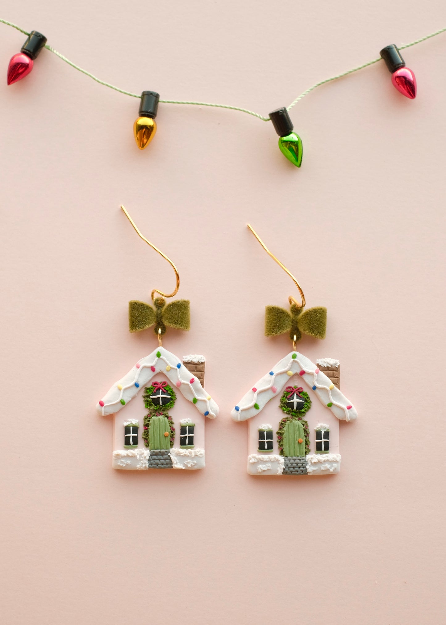 Christmas Cottage Earrings