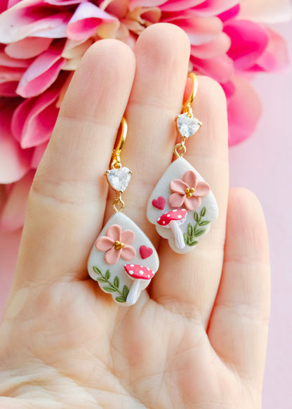 Mushroom Love Earrings