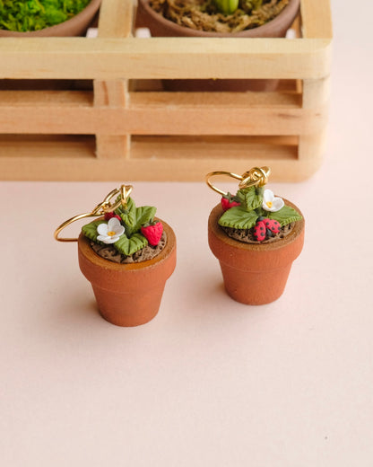 Planter Pot Earrings