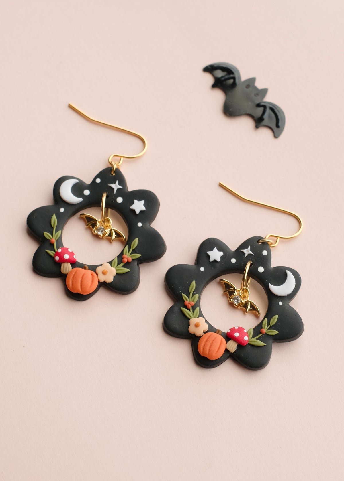 Spooky Bat Earrings