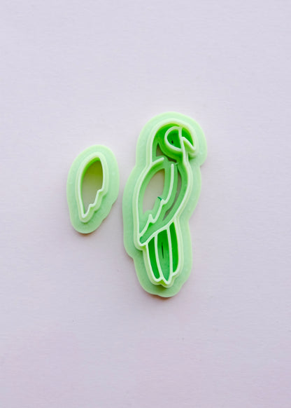 2 pc Macaw Bird Clay Cutter S.H.