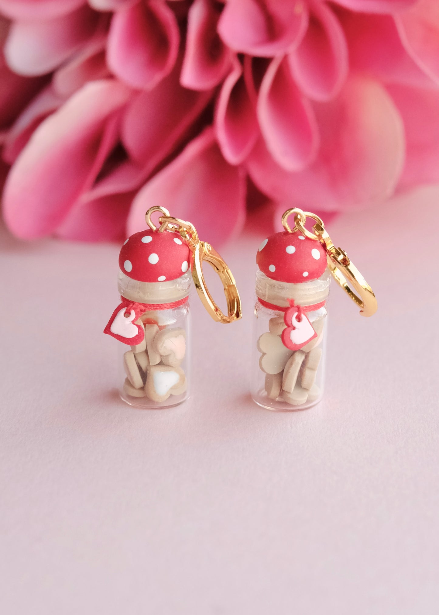 Mushroom Cookie Jar Earrings