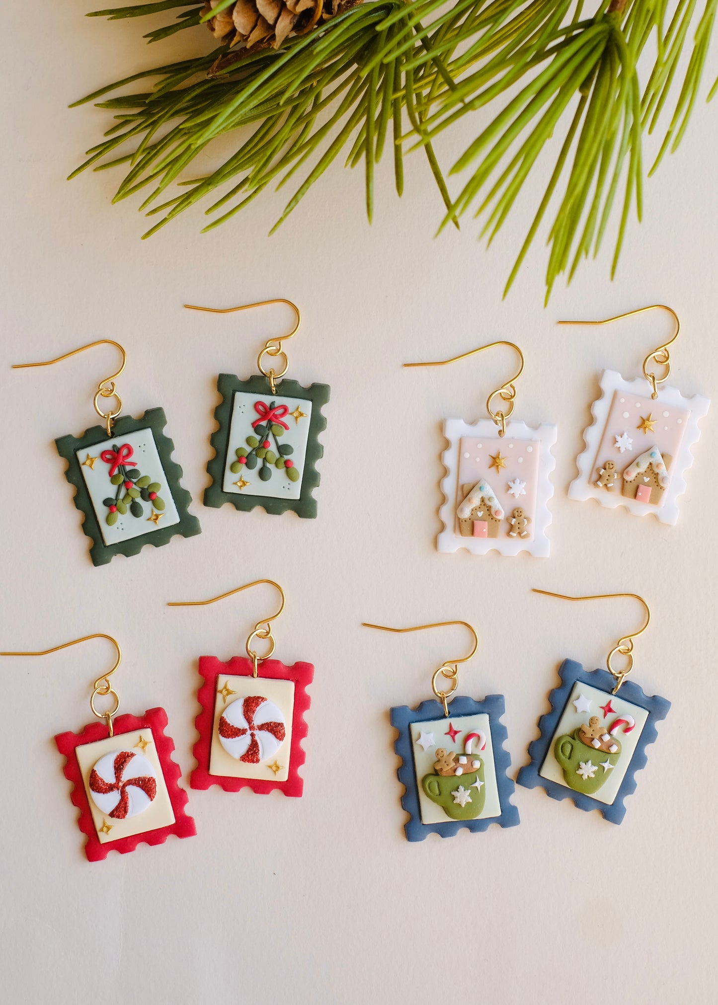 Holiday Stamp Earrings ⋆LOW STOCK⋆