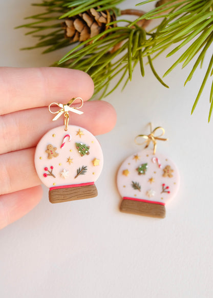 Jolly Snowglobe Earrings