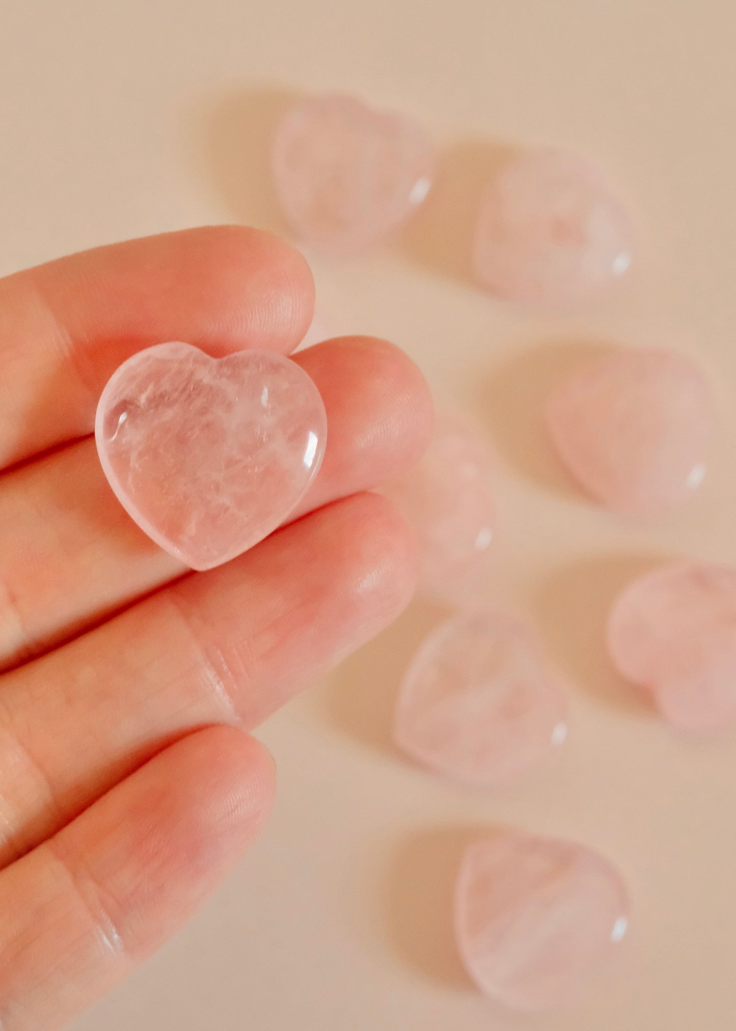 Rose Quartz Heart