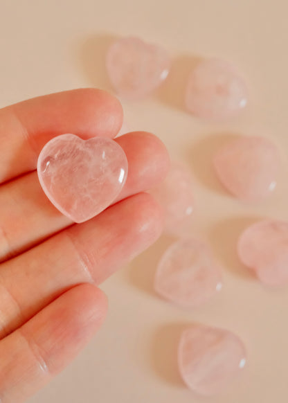 Rose Quartz Heart