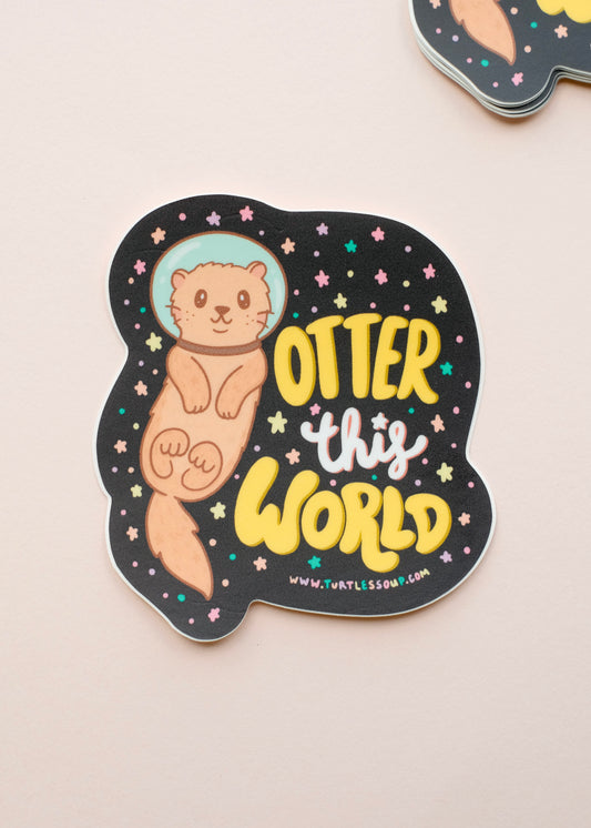 Otter This World Sticker