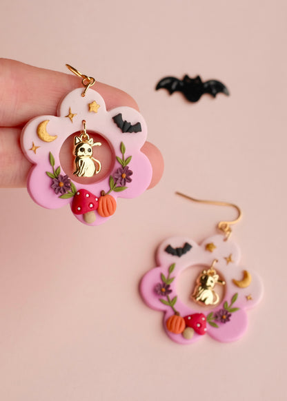 Whimsical Cat Earrings