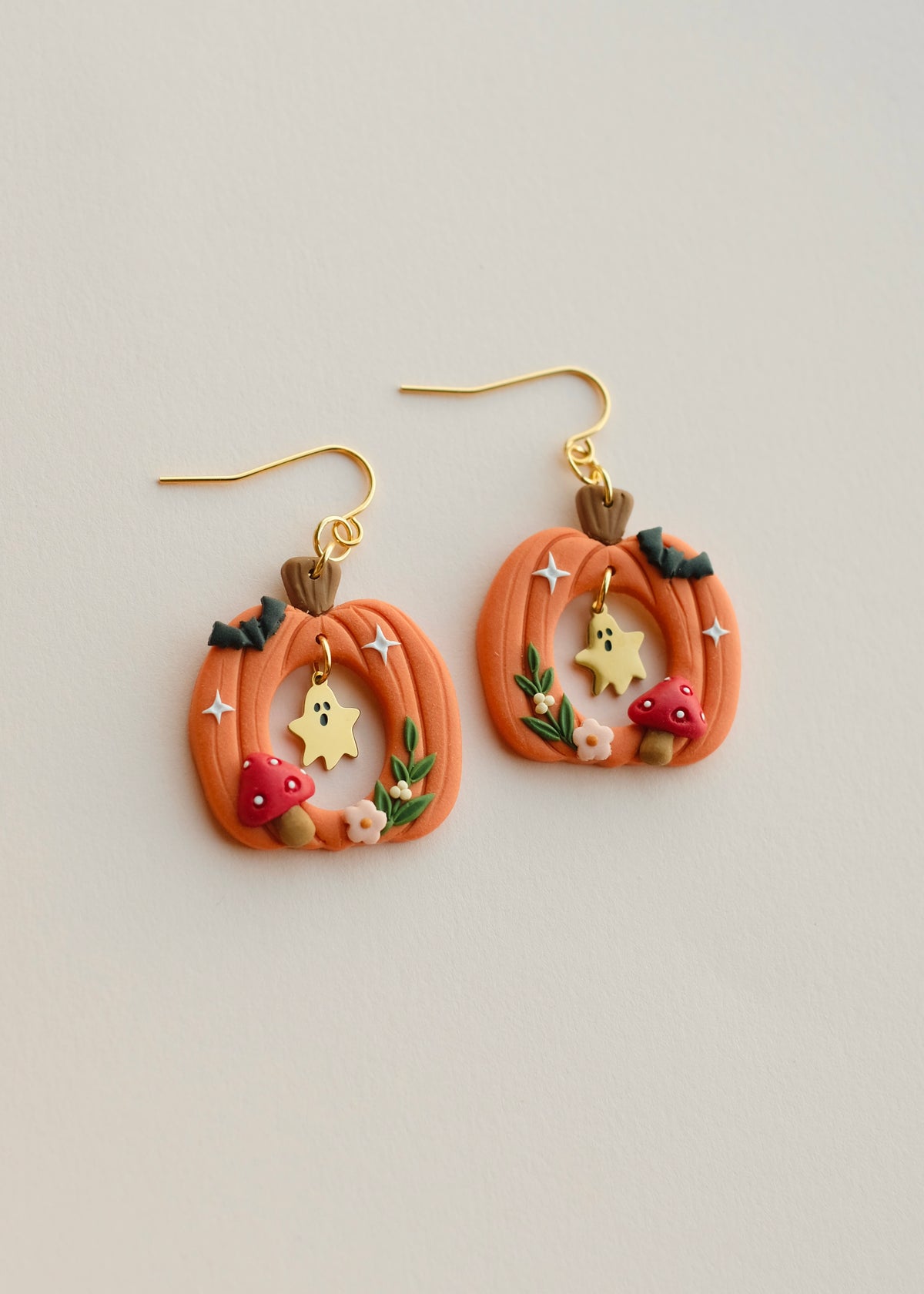 Ghost Pumpkin Earrings ⋆LOW STOCK⋆