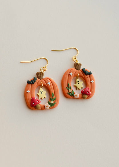 Ghost Pumpkin Earrings ⋆LOW STOCK⋆