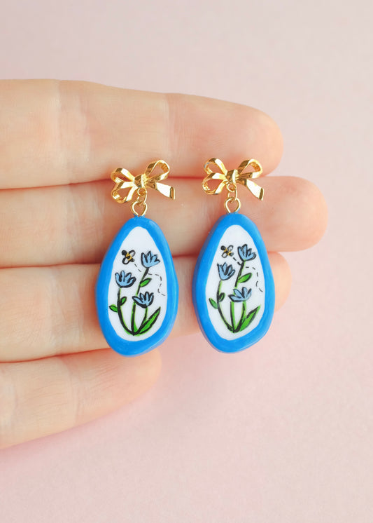 Forget Me Not Charm Earrings